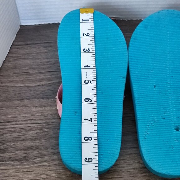 Betty Boop Flip-Flop blue with graphic design and sequins women's size S (5/6) - Picture 8 of 10